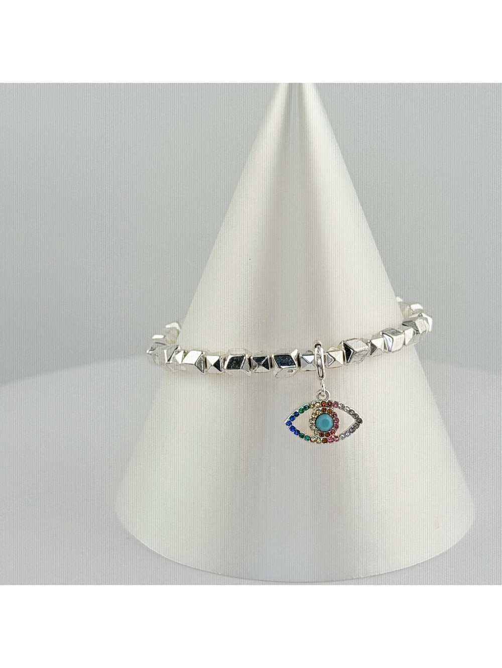 Bomb Party Single Stack Bracelet - on Silver Plating #151